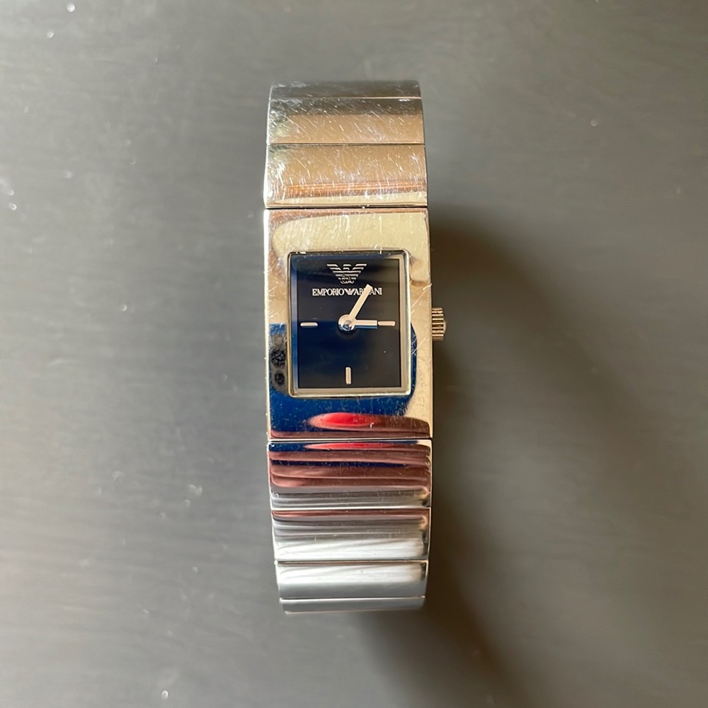 Silver Emporio Armani watch